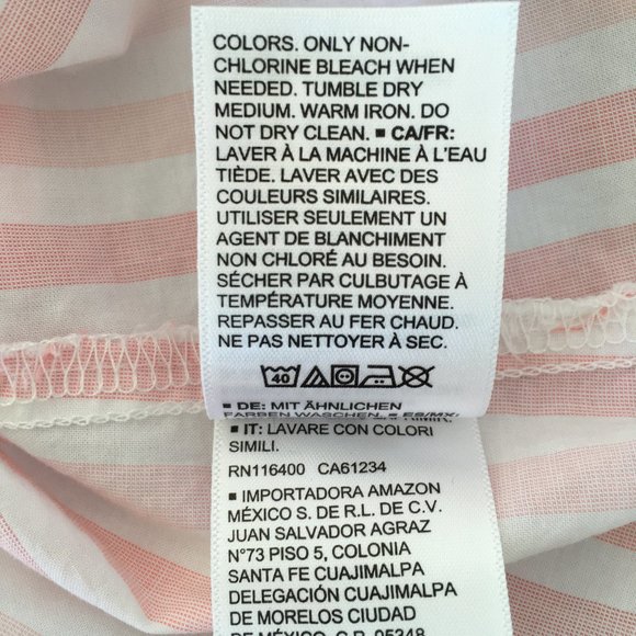 Essentials Women's Striped Tunic Top - Picture 6 of 6